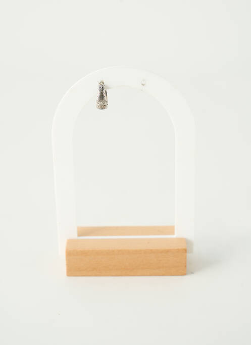 Boucle d'oreille mono argent TATA GISELE pour homme