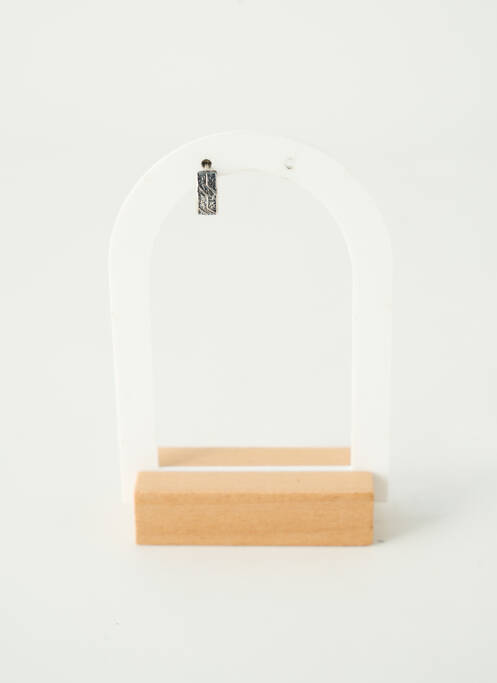 Boucles d’oreilles argent TATA GISELE pour homme