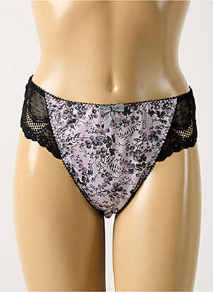 Culotte tissage satiné gris LEJABY femme
