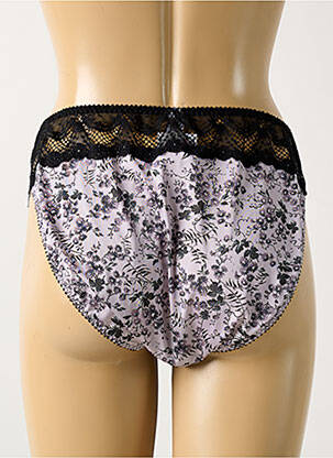 Culotte tissage satiné gris LEJABY femme