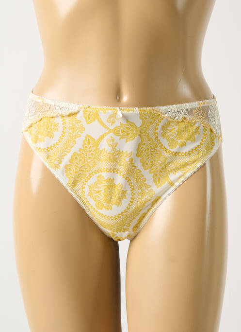 Culotte jaune EMPREINTE pour femme