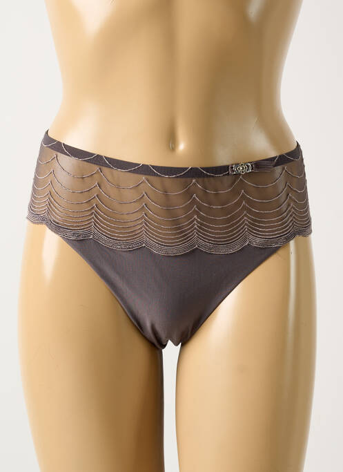 Culotte marron LOU pour femme