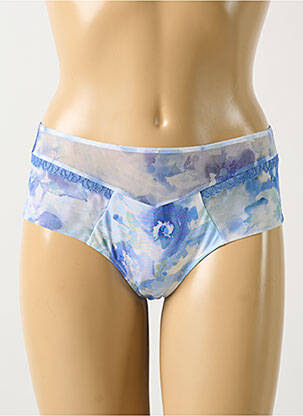 Shorty tissage tulle bleu ANTINEA femme