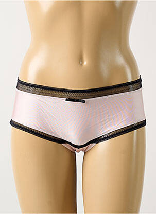 Shorty tissage satiné rose CHANTELLE femme