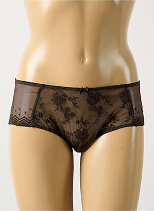 Shorty stretch marron EMPREINTE femme