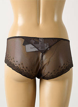 Shorty stretch marron EMPREINTE femme
