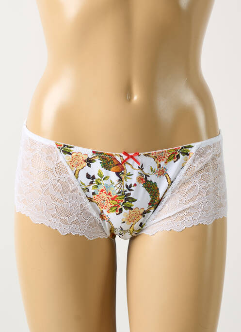 Shorty blanc PIEGE pour femme