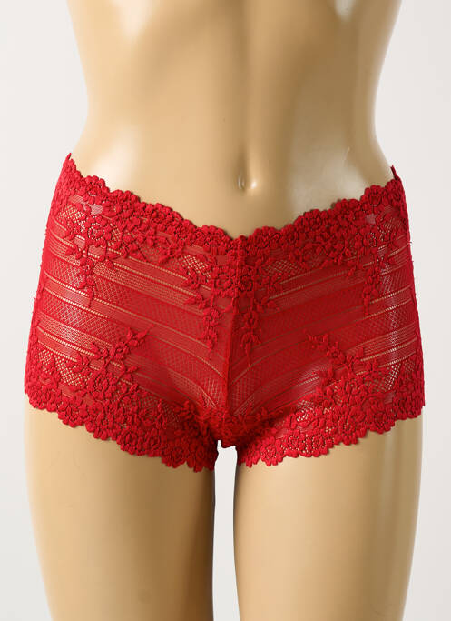 Shorty rouge WACOAL pour femme