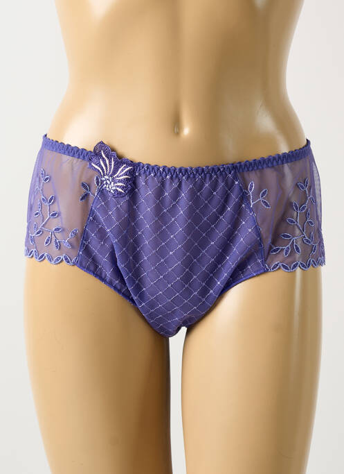 Shorty violet LOUISA BRACQ pour femme