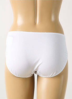 Shorty tissage satiné blanc ELOMI femme