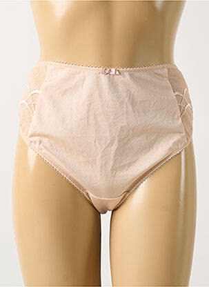 Shorty tissage satiné beige ELOMI femme