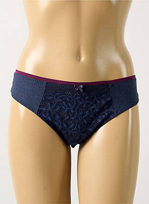 Tanga stretch bleu ESPRIT femme