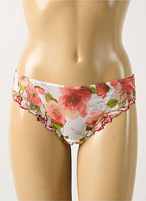 Tanga légère et transparente orange ANTINEA femme