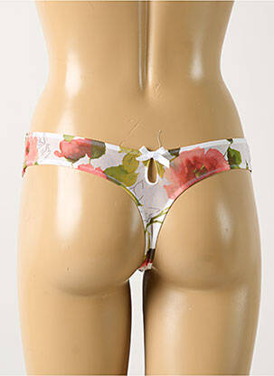 Tanga légère et transparente orange ANTINEA femme