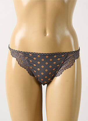 String stretch gris ANTINEA femme