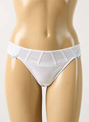 Tanga blanc LEJABY pour femme seconde vue