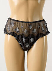 Tanga noir SECRET D'EVA pour femme seconde vue