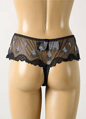 Tanga noir SECRET D'EVA pour femme seconde vue