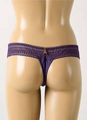 Tanga violet WACOAL pour femme seconde vue