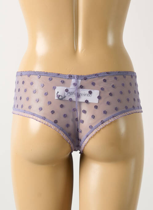 Culotte violet EMPREINTE pour femme