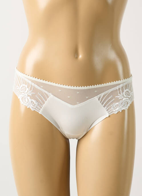 Tanga blanc ANTINEA pour femme