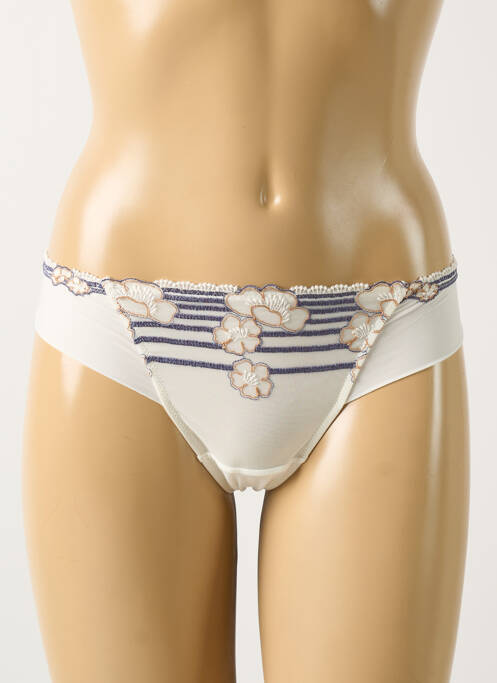 Tanga blanc ANTINEA pour femme