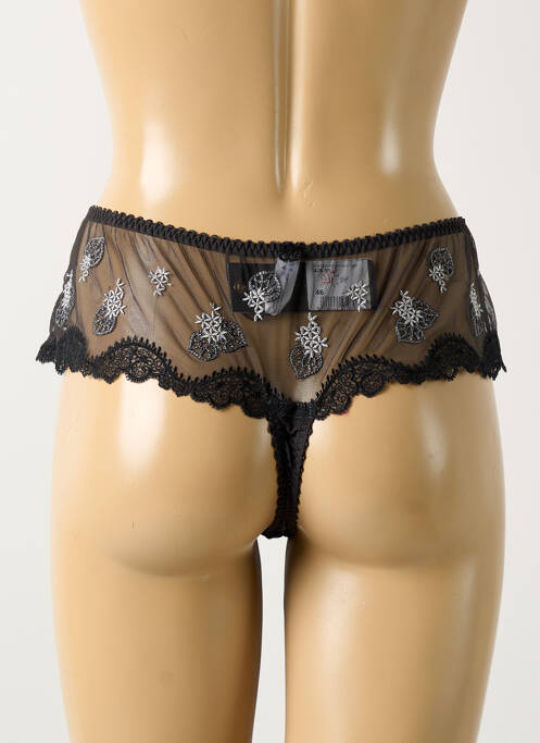 Tanga noir SECRET D'EVA pour femme