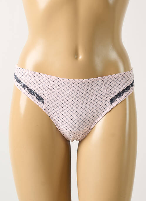 Tanga rose ANTIGEL pour femme