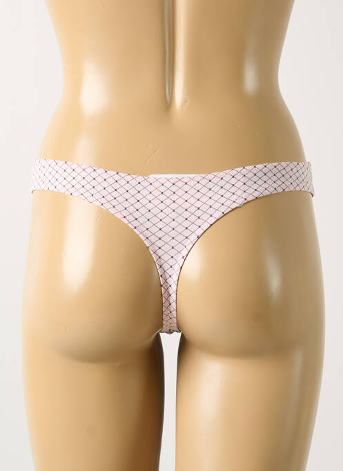 Tanga rose ANTIGEL pour femme