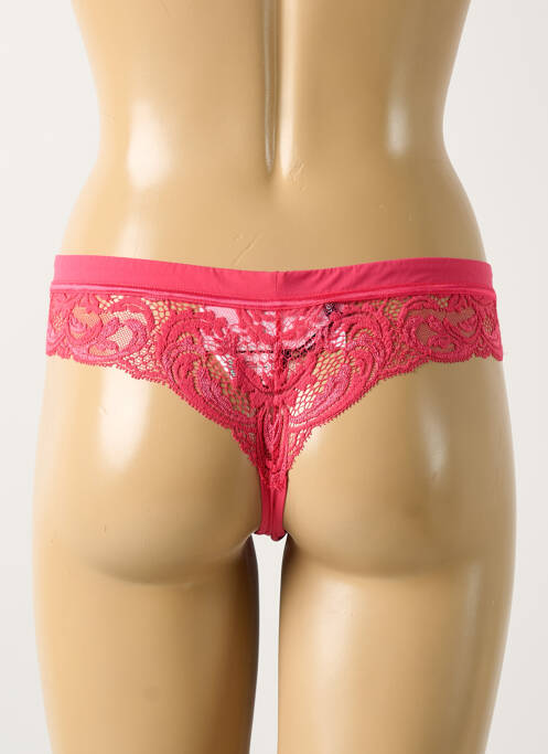 Tanga rouge LOU pour femme