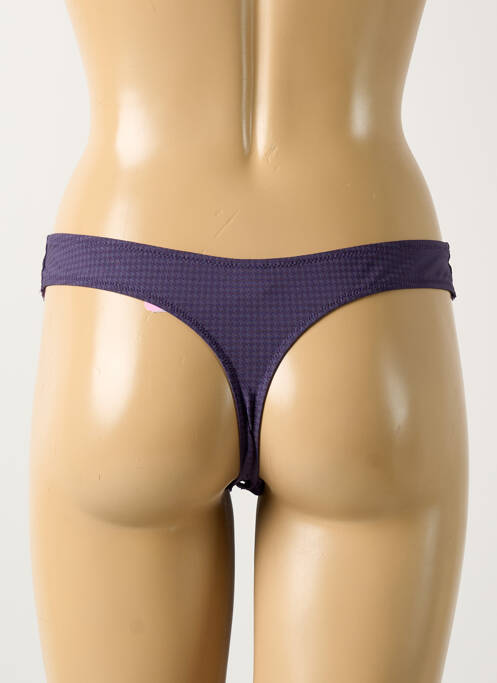 Tanga violet ANTIGEL pour femme