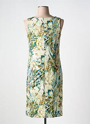 Robe mi-longue sans manche sans manche vert MASSANA femme