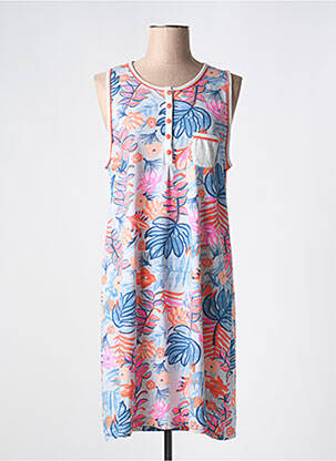 Chemise de nuit stretch bleu MASSANA femme