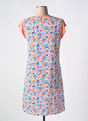 Chemise de nuit imprimé fleurs orange MASSANA femme