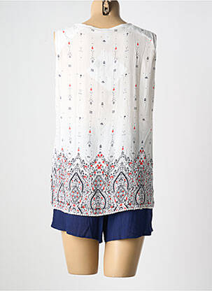Pyjama coupe cintrée bleu SENORETTA femme
