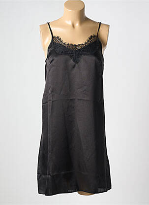 Nuisette/combinette col rond noir RINGELLA femme