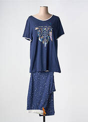 Pyjama bleu MASSANA pour femme seconde vue