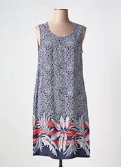 Robe mi-longue bleu MASSANA pour femme seconde vue