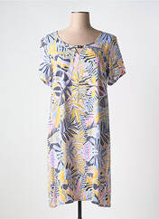 Robe mi-longue jaune MASSANA pour femme seconde vue