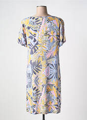 Robe mi-longue jaune MASSANA pour femme seconde vue