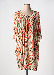 Robe mi-longue orange EGATEX pour femme seconde vue