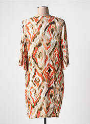 Robe mi-longue orange EGATEX pour femme seconde vue