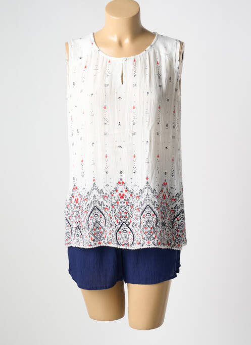 Pyjama coupe cintrée bleu SENORETTA femme