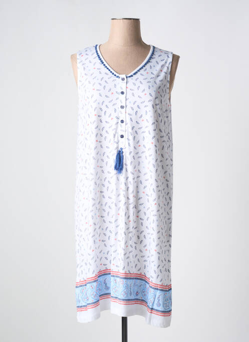 Chemise de nuit bleu EGATEX pour femme