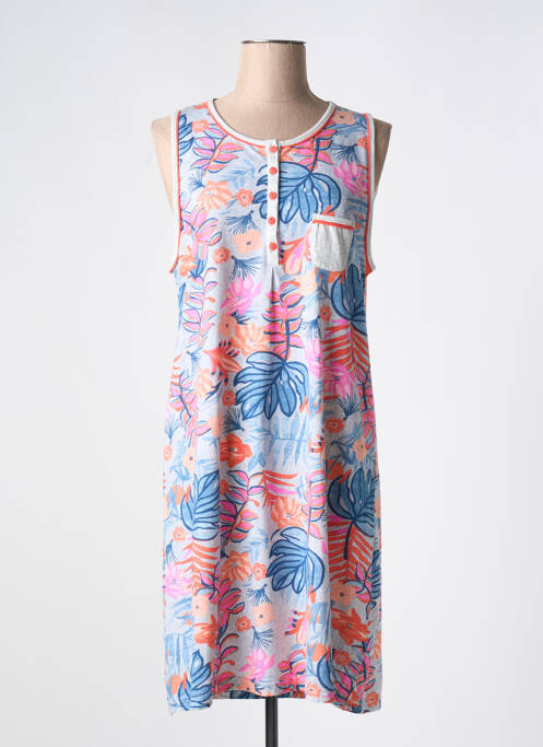 Chemise de nuit bleu MASSANA pour femme