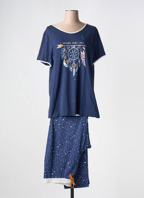 Pyjama bleu MASSANA pour femme