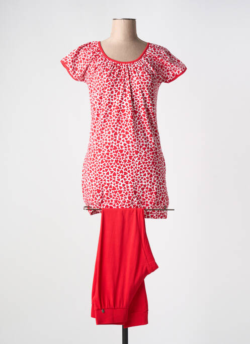 Pyjama rouge REBELLE pour femme