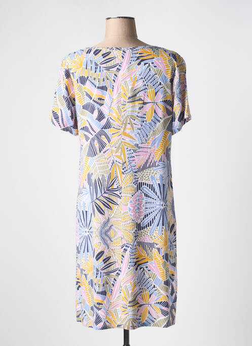 Robe mi-longue jaune MASSANA pour femme