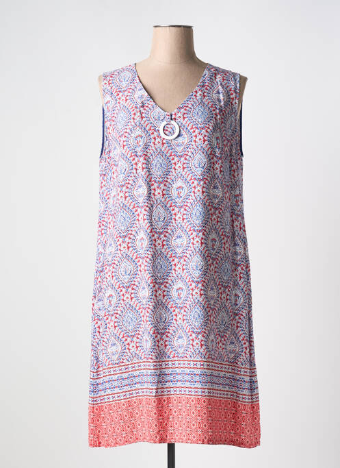 Robe mi-longue rouge EGATEX pour femme