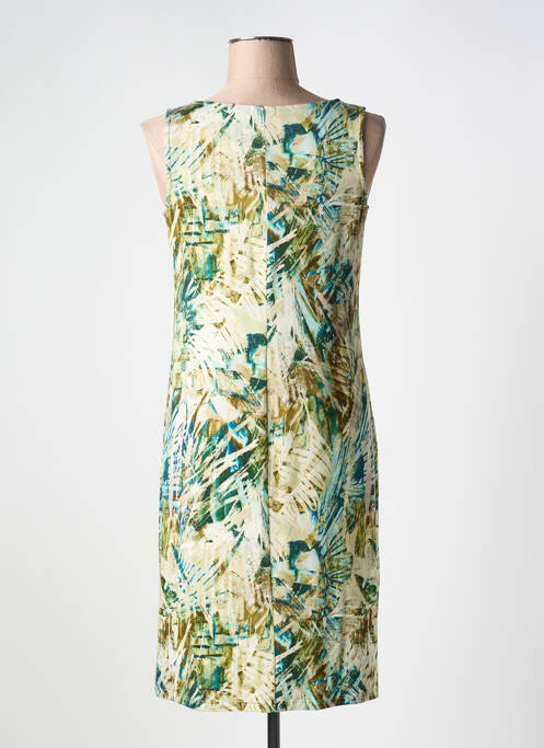 Robe mi-longue vert MASSANA pour femme
